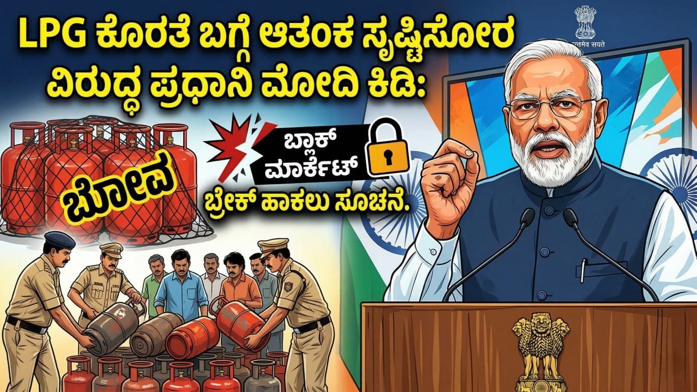LPG ಕೊರತೆ ಬಗ್ಗೆ ಆತಂಕ ಸೃಷ್ಟಿಸೋರ ವಿರುದ್ಧ ಪ್ರಧಾನಿ ಮೋದಿ ಕಿಡಿ: ಬ್ಲಾಕ್ ಮಾರ್ಕೆಟ್ ದಂಧೆಗೆ ಬ್ರೇಕ್ ಹಾಕಲು ಸೂಚನೆ.